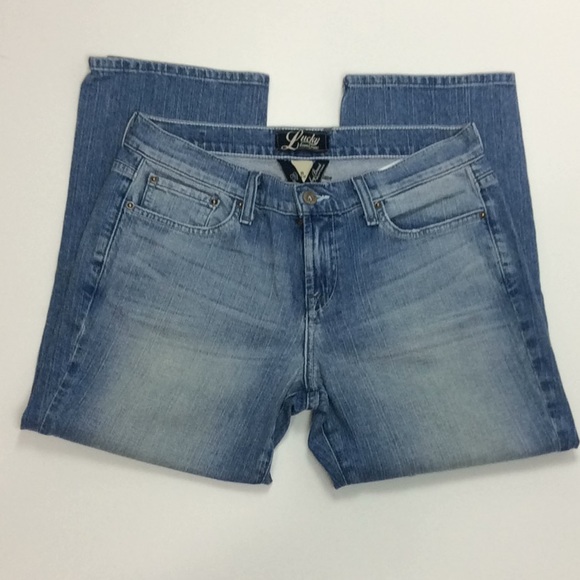 Lucky Brand Classic Rider Crop Ladies Capris Sz 8 - Picture 4 of 8